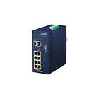Planet IGS-1020PTF Industrial 8-Port 10/100/1000T 802.3at PoE 2-Port 100/1000X S