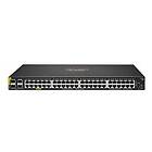 HPE Hewlett Packard Enterprise Aruba Networking CX 6000 48G Class4 PoE 4SFP 740W Switch