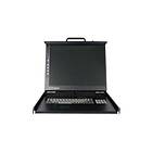 LCD StarTech.com 1U 19" Rackmount Console USB PS/2 KVM console 19"