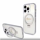 Guess IML Ring Stand Glitter MagSafe Fodral för iPhone 15 Pro