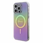 Guess IML Iridescent Script MagSafe Fodral för iPhone 15 Pro