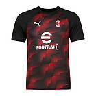 Puma Ac Milan 23/24 Prematch Short Sleeve T-shirt Röd M