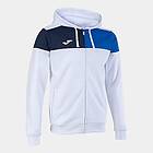 Joma Crew V Full Zip Sweatshirt Vit,Blå L Man