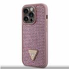 Guess Rhinestones Triangle Metal Logo Fodral till iPhone 14 Pro