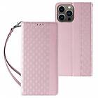 Hurtel Magnet Strap Fodral iPhone 14 Fodral Flip Wallet Mini Lanyard Stand