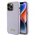 Guess iPhone 15 Pro Max Skal Full Glitter Wrapped Lilac