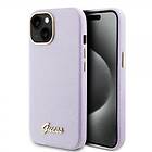 Guess iPhone 15 Skal Full Glitter Wrapped Lilac