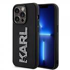 Karl Lagerfeld iPhone 15 Pro Skal 3D Rubber Svart