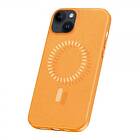 Baseus iPhone 15 Skal Fauxther Series MagSafe Orange