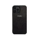 Audi iPhone 14 Pro Skal Carbon Fiber Svart