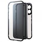 Black Rock iPhone 15 Pro Skal 360 Glass Transparent Svart