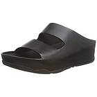 FitFlop Shuv Two Bar Leather Slides (Women)