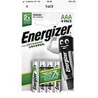 Energizer Accu Recharge Universal NH12 HR03 AAA 4-Pack 500mAh