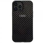 Audi iPhone 13 Pro Max Skal Carbon Fiber Svart