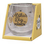 Glas Älskar dig till månen