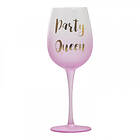 Vinglas rosa party queen