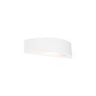 Qazqa Landlig vegglampe i gips Aurel Novo