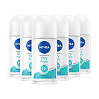 Nivea Deo Roll On Dry Fresh 6 x 50ml