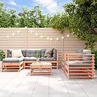 vidaXL Loungegrupp för trädgården 7 delar massiv douglasgran 3186268
