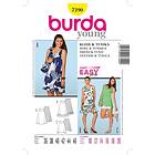 Burda 7390. Dam DRESS & TUNIC