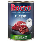 Rocco Classic 12 x 400g hundfoder Nötkött & vilt