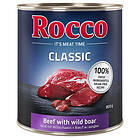 Rocco Classic 12 x 800g Nötkött & vildsvin