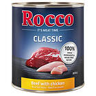 Rocco Classic 6 x 800g Naudanliha & kyckling