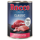 Rocco Sparpack: Classic 24 x 400g Nötkött & kalkon