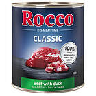 Rocco Classic 6 x 800g Nötkött & anka
