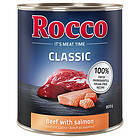 Rocco Sparpack: Classic 24 x 800g Nötkött & lax