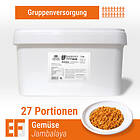 Convar Emergency Food Vegetable Jambalaya 5kg 27 Portioner Frystorkad mat Storpack