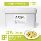 Convar Emergency Food Cream Noodles with Chicken and Spinach 4kg 26 Portioner Frystorkad mat Storpack