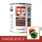 Convar Emergency Red & green bell pepper 190g Frystorkad mat Basvaror Lång hållbarhet