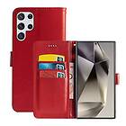 CaseOnline Plånboksfodral 3-kort Samsung Galaxy S24 Ultra - Röd