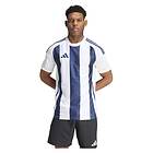 Adidas Striped 24 Short Sleeve T-shirt Vit 7-8 Years Pojke