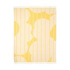 Marimekko Vesi Unikko ullpläd 140x180 cm Spring yellow-ecru