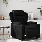 vidaXL Elektrisk reclinerfåtölj svart konstläder 3204530