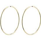 Pilgrim 28232-2023 APRIL Gold Large Hoop Earrings 1 set