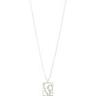 Pilgrim 54241-6041 LOVE TAG Necklace LOVE