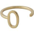 Design Letters Ring Gold A-Z O