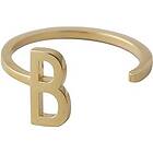 Design Letters Ring Gold A-Z B