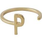 Design Letters Ring Gold A-Z P