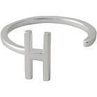 Design Letters Ring Silver A-Z H