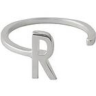 Design Letters Ring Silver A-Z R