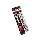 Kreator Hylsnyckelsats 3/8" 72 tdr. 12 dele