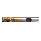 Diesella Endefræser 12 mm HSS-TiN Z=4 DIN 844