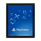 Sony Playstation Shapes Inramad 3d-affisch
