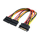 Eletra Sata 15p M 1to2 F 15cm Strömkabel
