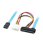 Eletra Sata 7+15p 7p+molex 4p 50+15cm