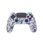 Trade Invaders Wireless Controller White Camo Gamepad (PS4)